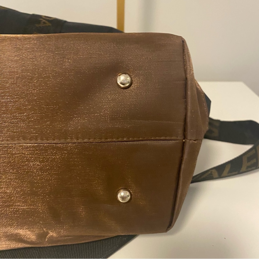 Valentino Rossa Black and Brown Travel Tote Bag with Crossbody - Picture 6 of 14